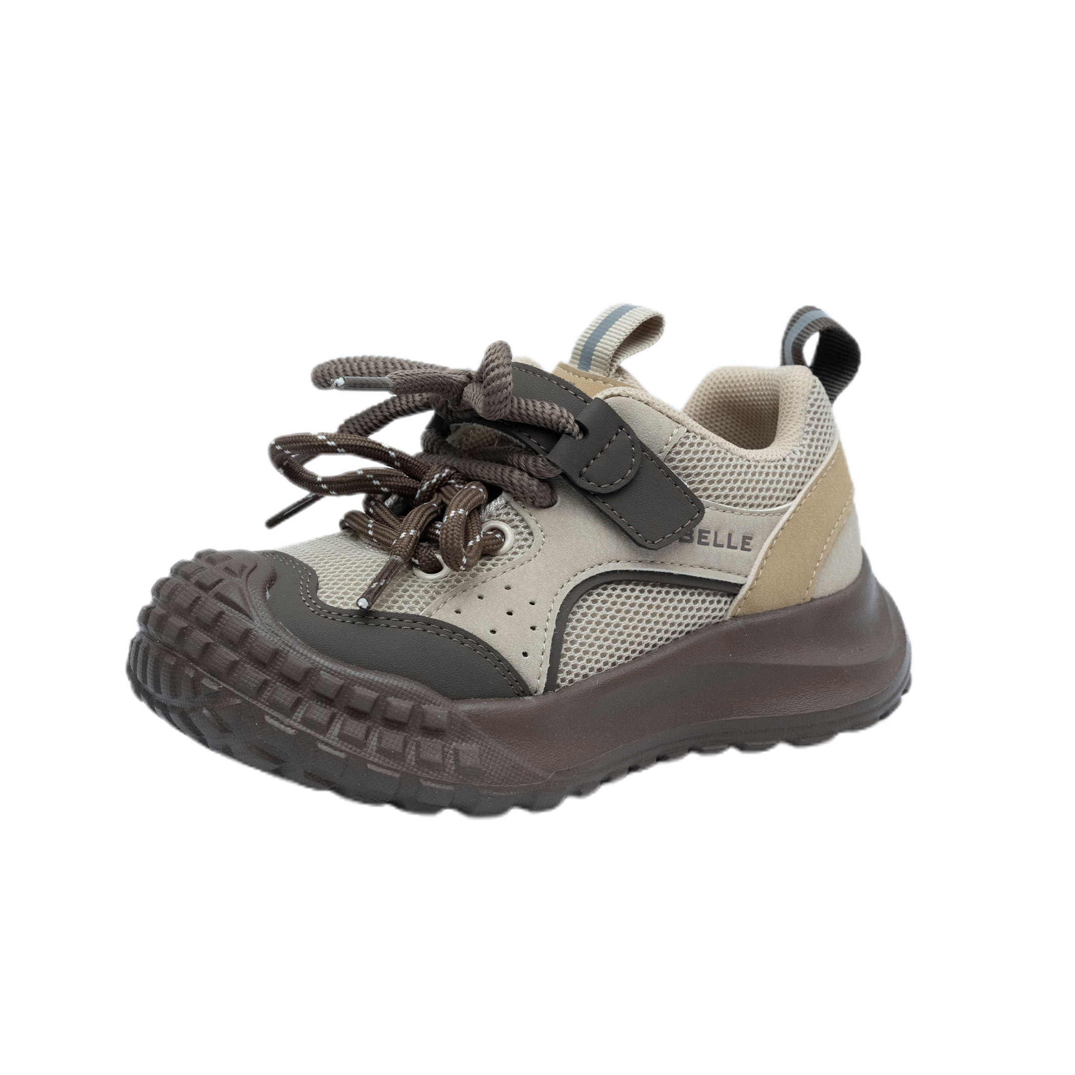 Детские кроссовки для скейтбординга с нескользящей подошвой и защитой от ударов BELLE, хаки 
Детские кроссовки для скейтбординга с нескользящей подошвой и защитой от ударов BELLE, хаки