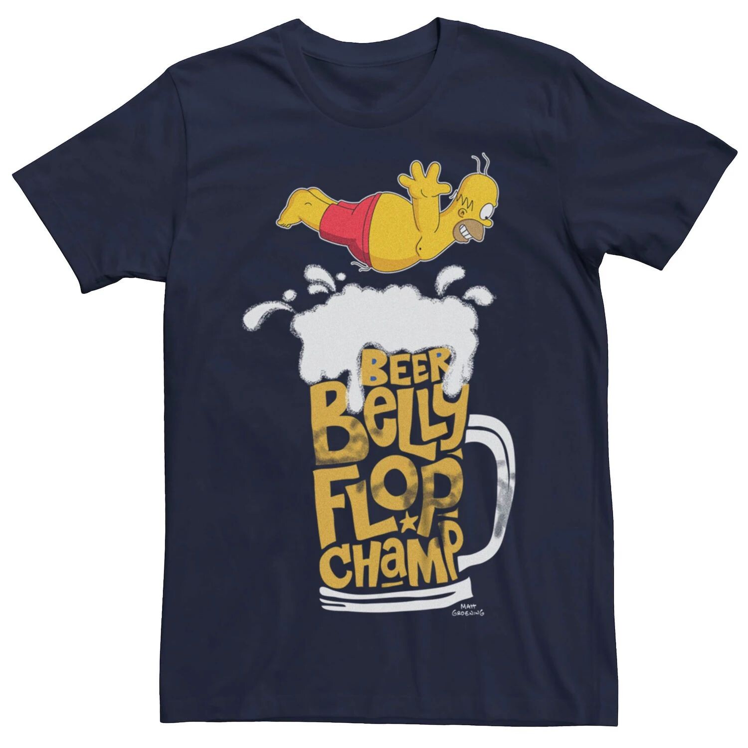 Мужская футболка с рисунком The Simpsons Homer Beer Belly Champ Licensed Character
Мужская футболка с рисунком The Simpsons Homer Beer Belly Champ Licensed Character