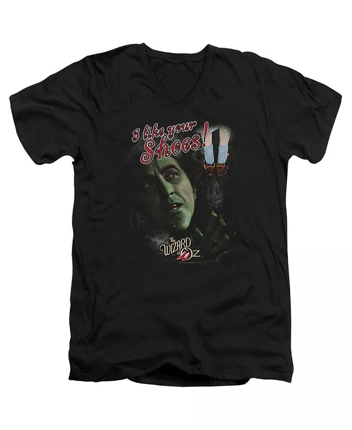 Мужская футболка с V-образным вырезом I Like Your Shoes с короткими рукавами из премиального хлопка Wizard Of Oz, черный
Мужская футболка с V-образным вырезом I Like Your Shoes с короткими рукавами из премиального хлопка Wizard Of Oz, черный