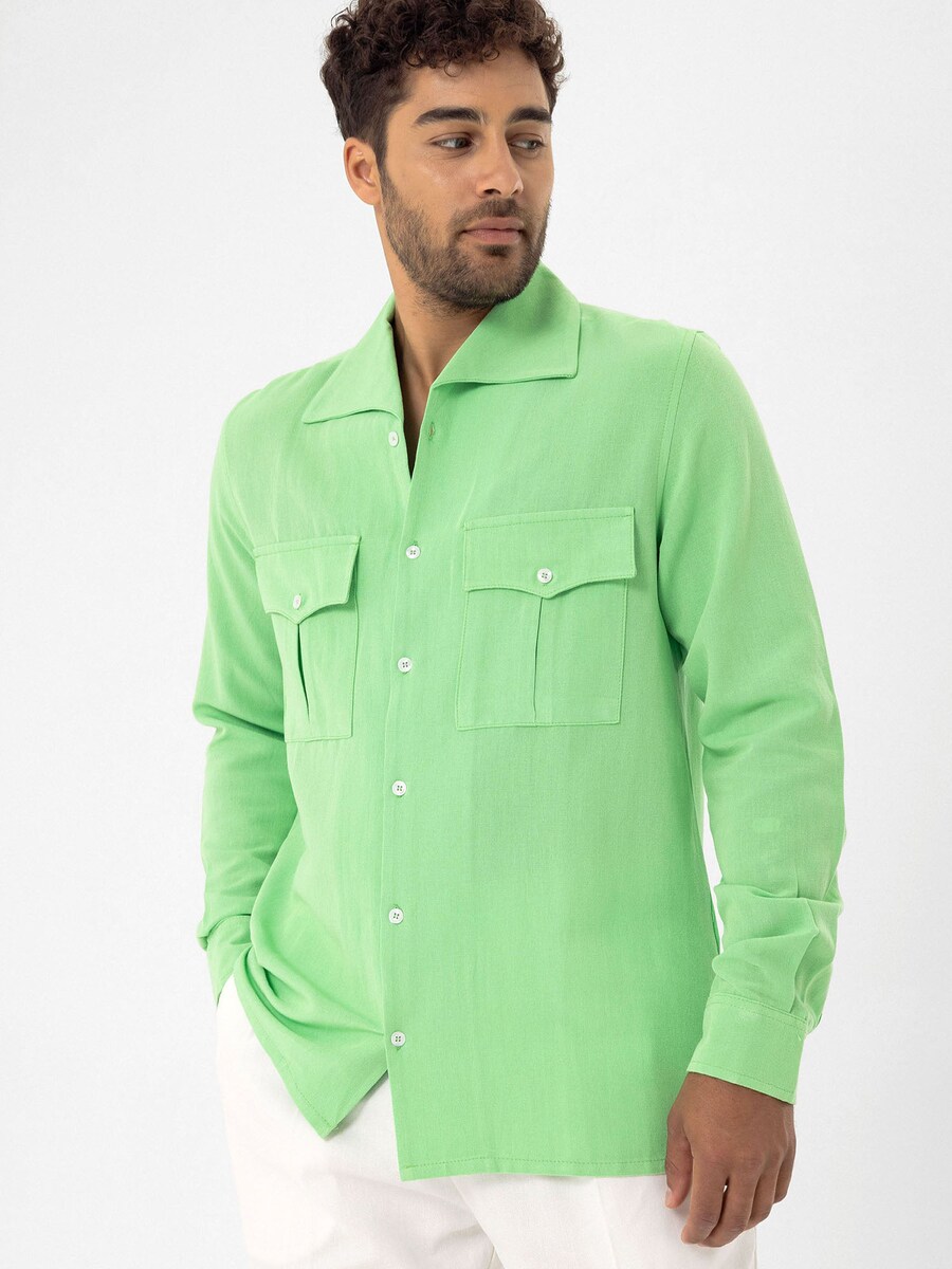 Рубашка обычного кроя на пуговицах Dandalo, зеленый
Рубашка обычного кроя на пуговицах Dandalo, зеленый