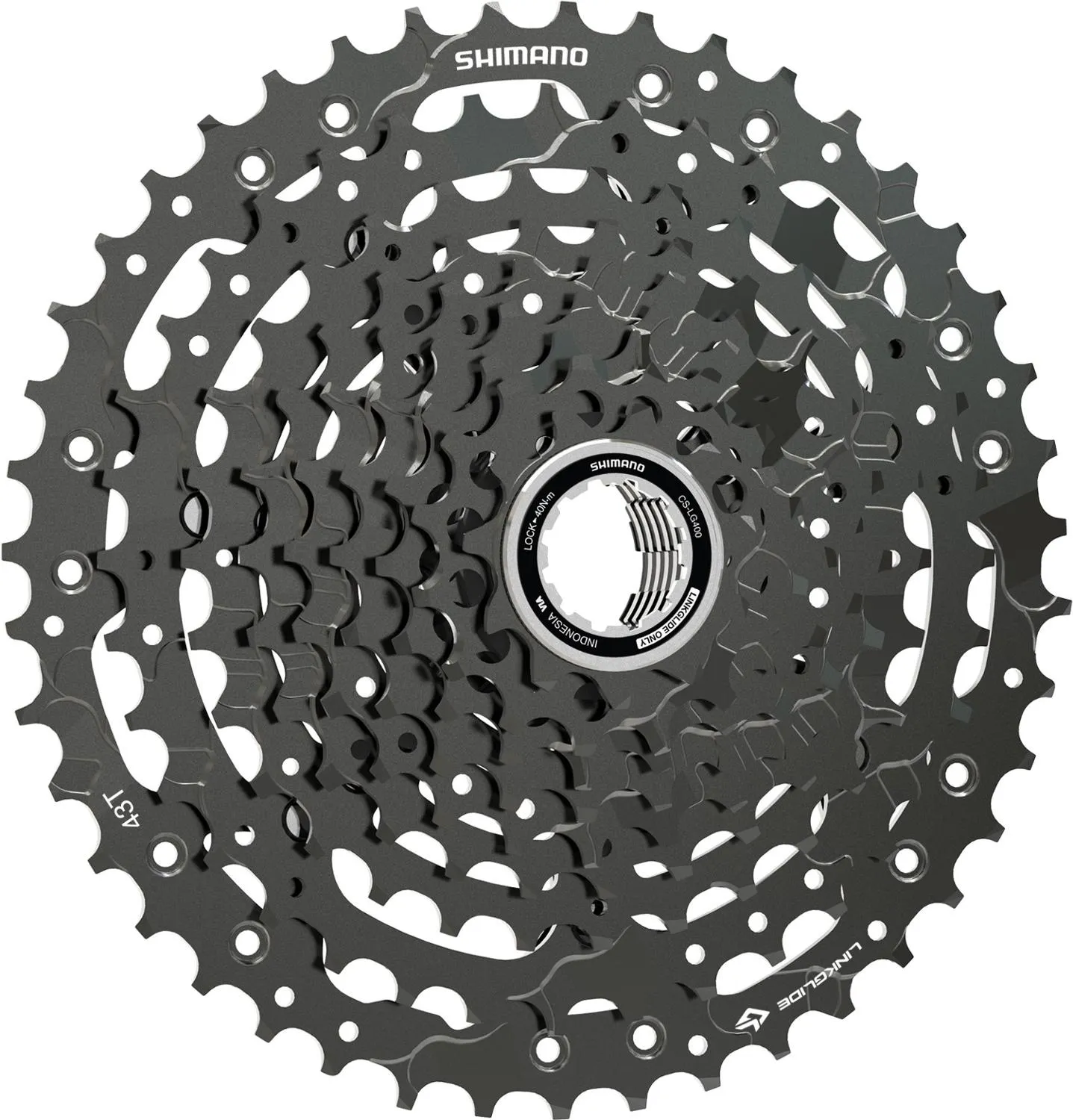 Кассета LinkGlide CS-LG400 на 10 скоростей Shimano, None
Кассета LinkGlide CS-LG400 на 10 скоростей Shimano, None