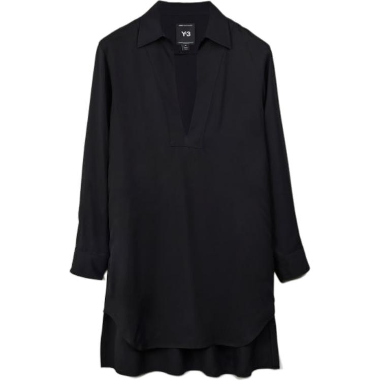 Рубашка Y 3 с заостренным плоским воротником Y-3, черный
Рубашка Y 3 с заостренным плоским воротником Y-3, черный