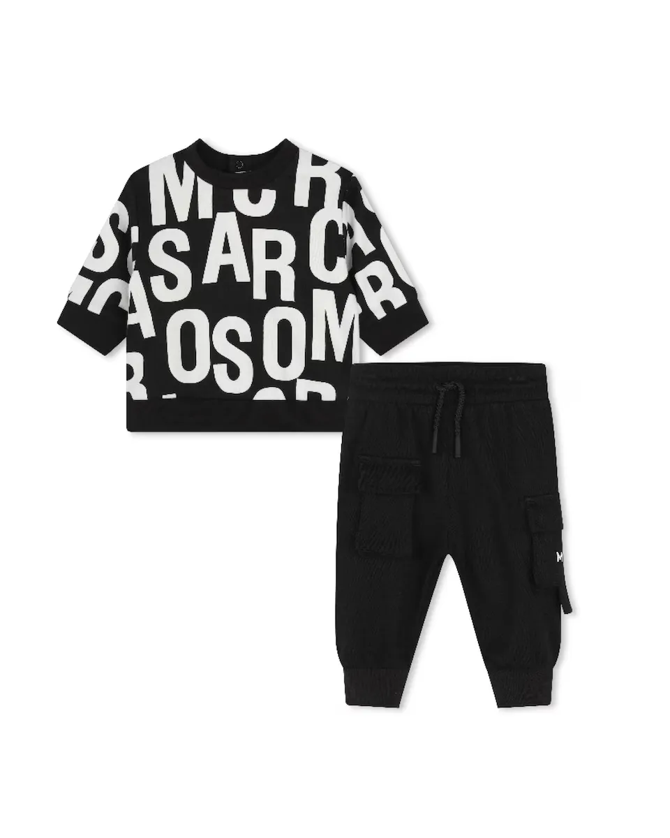 Детский комплект из толстовки с принтом и штанов с несколькими карманами Marc Jacobs, черный
Детский комплект из толстовки с принтом и штанов с несколькими карманами Marc Jacobs, черный