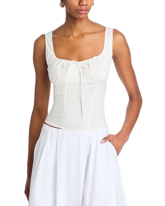 Топ Arya из поплина Lucy Paris, белый
Топ Arya из поплина Lucy Paris, белый