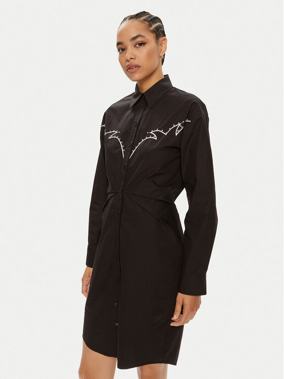 Платье-рубашка regular fit Actors 103737 A1XO Pinko, черный
Платье-рубашка regular fit Actors 103737 A1XO Pinko, черный