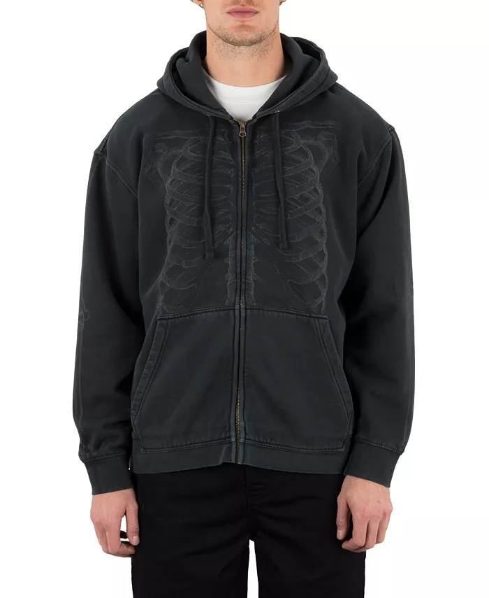 Мужская худи с молнией Bones Hurley, черный
Мужская худи с молнией Bones Hurley, черный