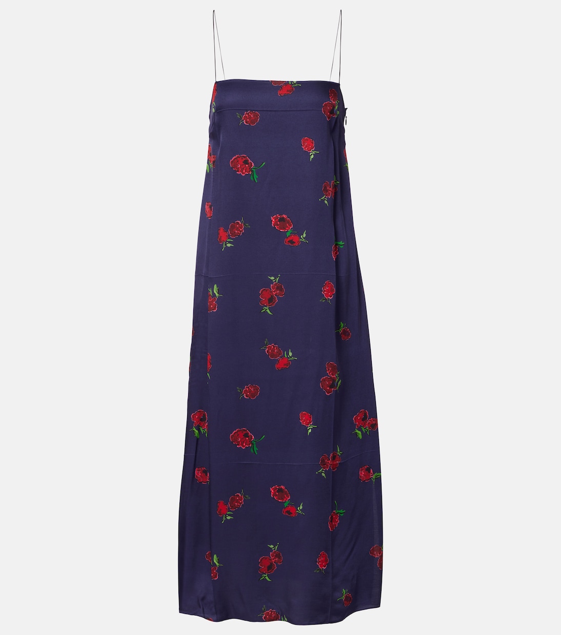 Сицилийское платье-комбинация с принтом в рубчик Khaite, Raspberry/Amethyst
Сицилийское платье-комбинация с принтом в рубчик Khaite, Raspberry/Amethyst