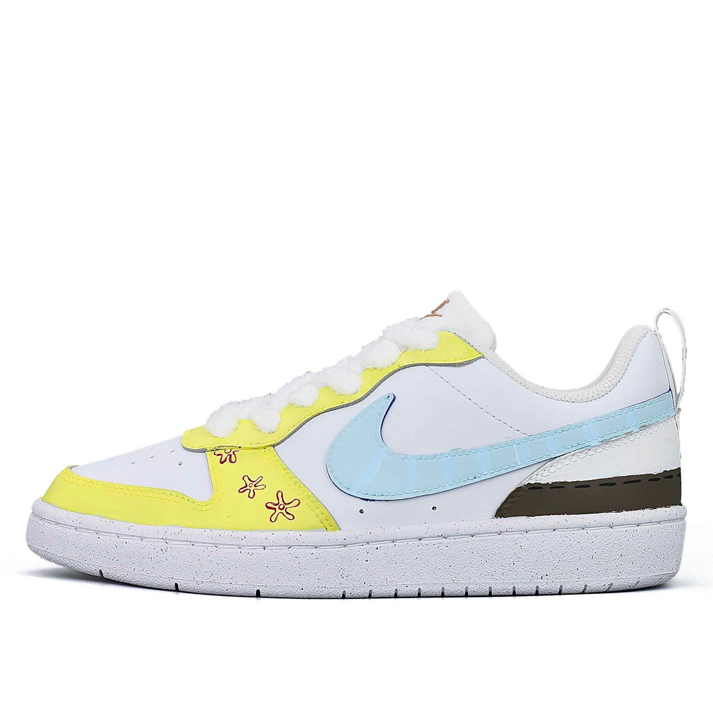 Nike Кроссовки для скейтбординга Court Borough SpongeBob низкие желтые синие детские
Nike Кроссовки для скейтбординга Court Borough SpongeBob низкие желтые синие детские