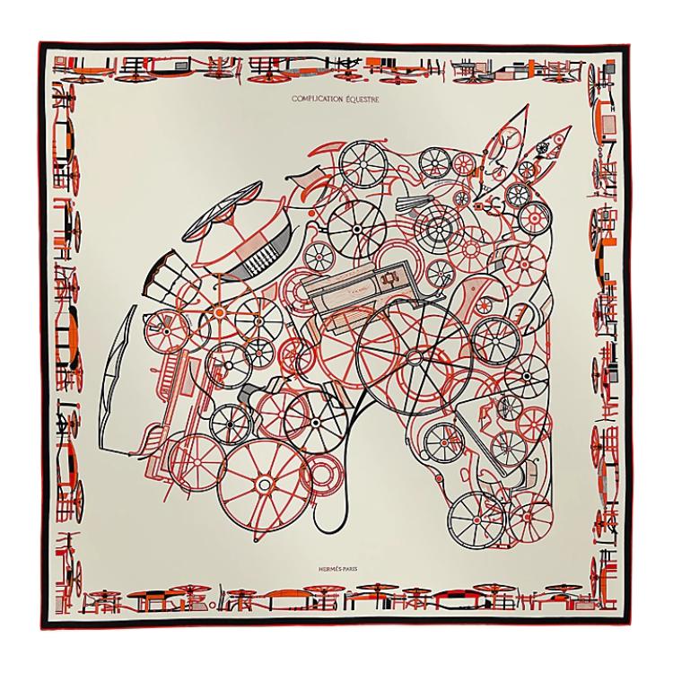 Шелковый шарф Mulberry Silk кремовый HERMES
Шелковый шарф Mulberry Silk кремовый HERMES