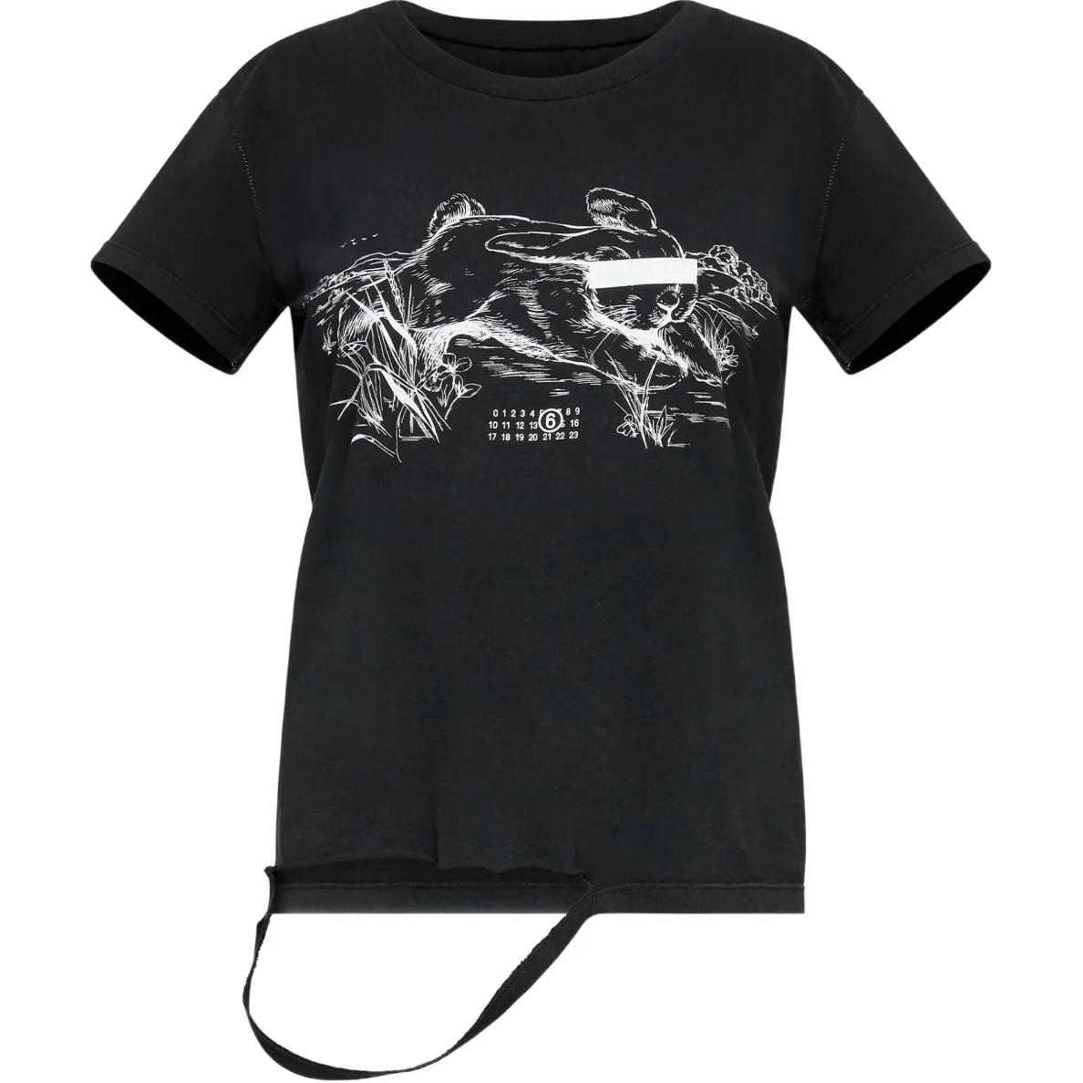 Футболка с принтом MM6 Maison Margiela, черный
Футболка с принтом MM6 Maison Margiela, черный