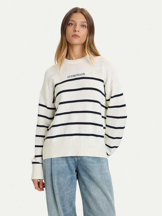 Свитер relaxed fit W5BR03 Z3HM1 Guess Jeans, экрю
Свитер relaxed fit W5BR03 Z3HM1 Guess Jeans, экрю