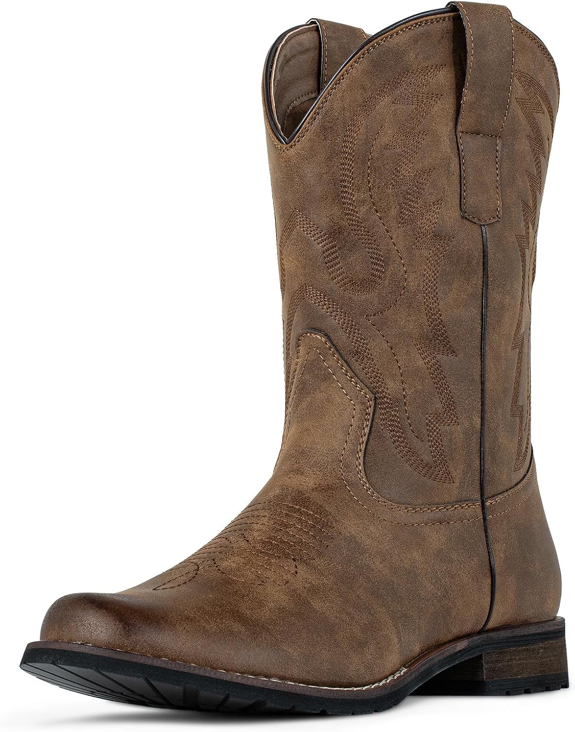 Мужские ковбойские ботинки J's.o.l.e с округлым носком, вестерн-боксы, мужские ботинки с защитой от скольжения, на подъем J’S.O.L.E, коричневый
Мужские ковбойские ботинки J's.o.l.e с округлым носком, вестерн-боксы, мужские ботинки с защитой от скольжения, на подъем J’S.O.L.E, коричневый