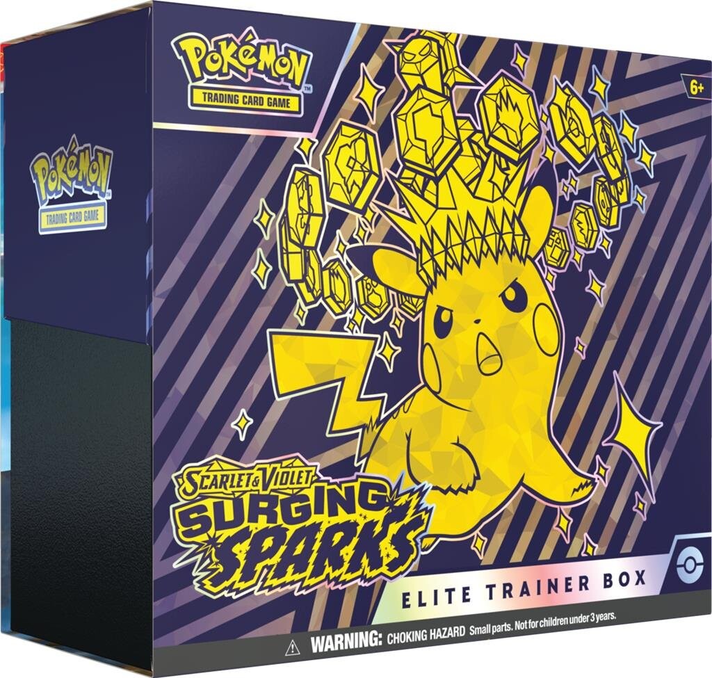 ККИ Pokémon: Scarlet & Violet - Бушующие искры - Элитный тренерский ящик Pokemon
ККИ Pokémon: Scarlet & Violet - Бушующие искры - Элитный тренерский ящик Pokemon