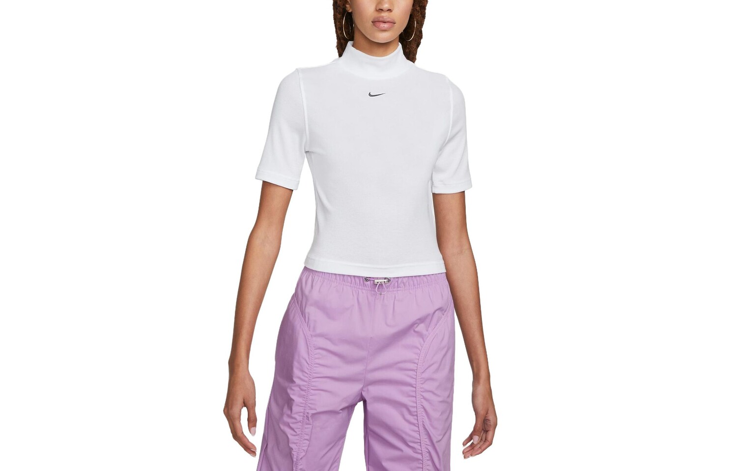 Укороченный топ серии Sportswear Essentials, женский, белый Nike
Укороченный топ серии Sportswear Essentials, женский, белый Nike