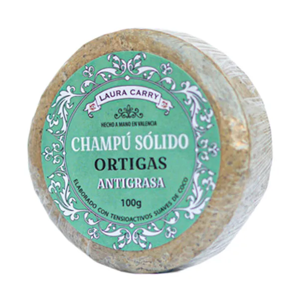 Твердый шампунь против жирности Laura Carry Ortigas Yerbas Vivas, 100 g
Твердый шампунь против жирности Laura Carry Ortigas Yerbas Vivas, 100 g