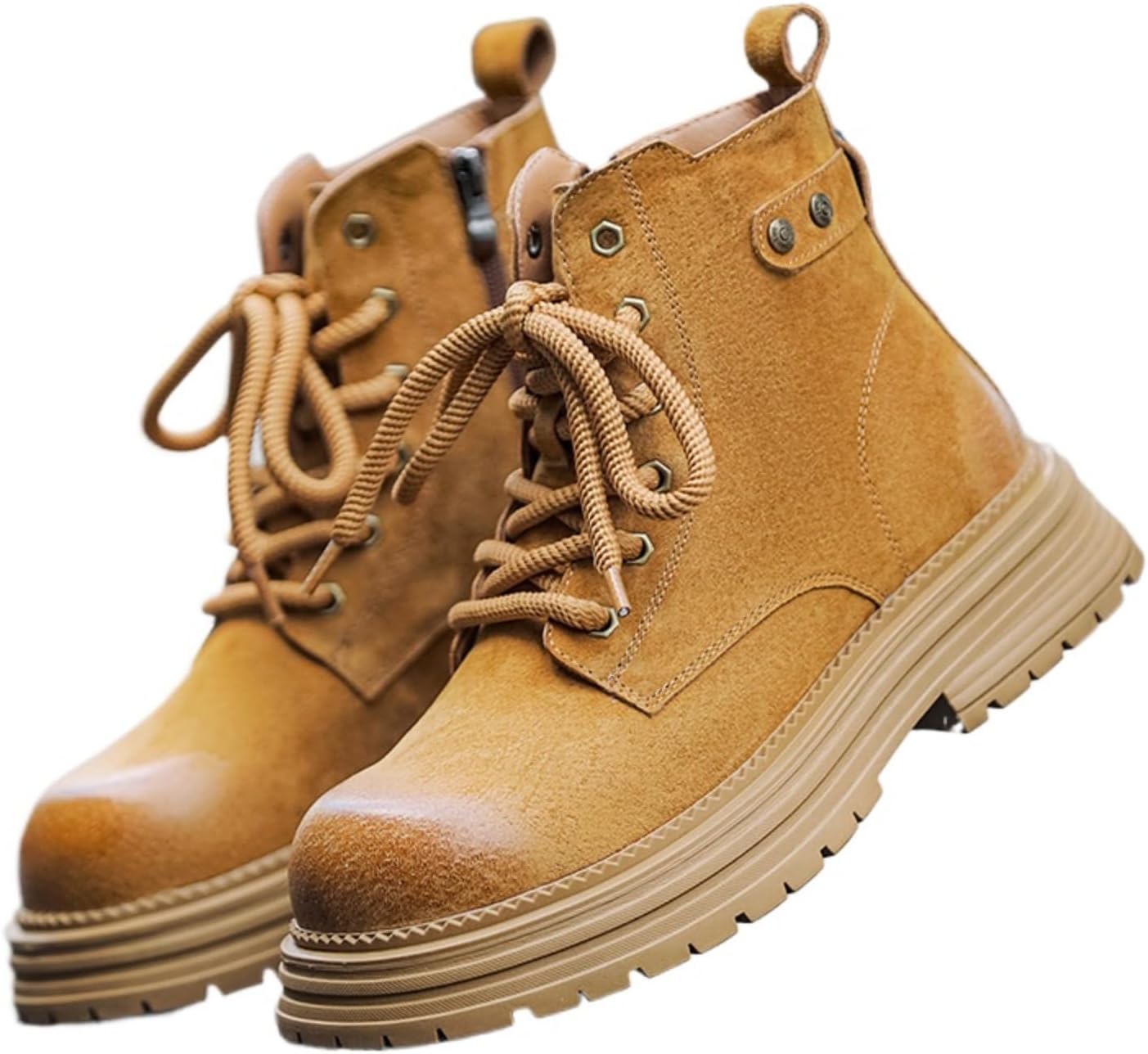 Мужские мотоботы средней высоты на шнуровке, круглый носок, из свиной кожи, повседневные ботинки для езды для мужчин, на осенний сезон Azttoztto, желтый
Мужские мотоботы средней высоты на шнуровке, круглый носок, из свиной кожи, повседневные ботинки для езды для мужчин, на осенний сезон Azttoztto, желтый