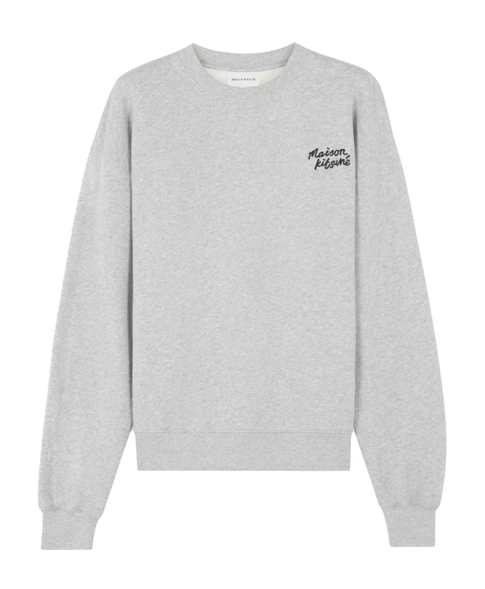 Серый свитер с ребристой отделкой Maison Kitsunã, серый
Серый свитер с ребристой отделкой Maison Kitsunã, серый