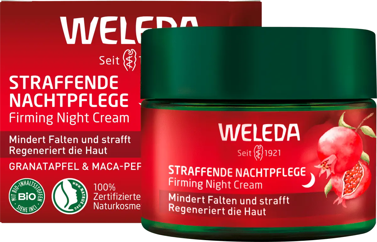 Ночной крем Укрепляющий Гранат Пептиды маки 40мл Weleda
Ночной крем Укрепляющий Гранат Пептиды маки 40мл Weleda