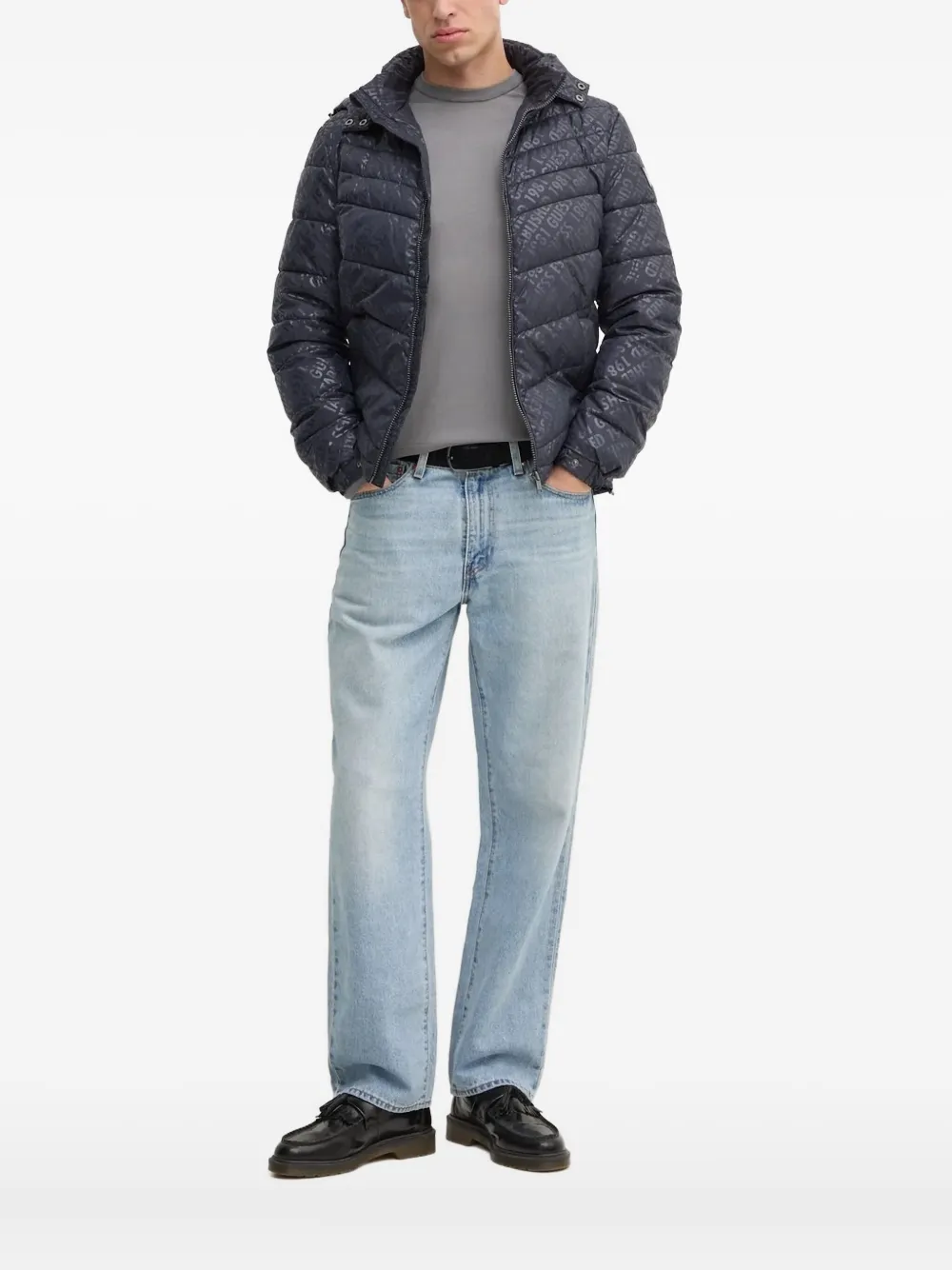 Куртка с капюшоном и логотипом GUESS USA, синий
Куртка с капюшоном и логотипом GUESS USA, синий