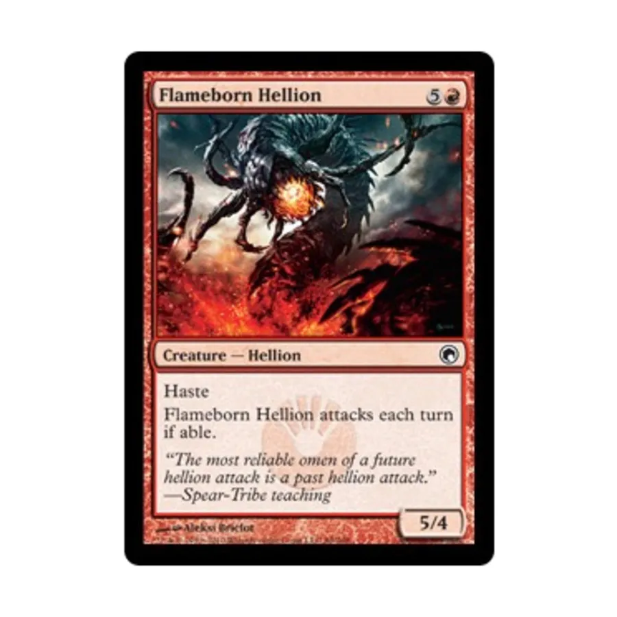 CCG Огнерожденный Хеллион (клавиша C), MTG - Scars of Mirrodin
CCG Огнерожденный Хеллион (клавиша C), MTG - Scars of Mirrodin