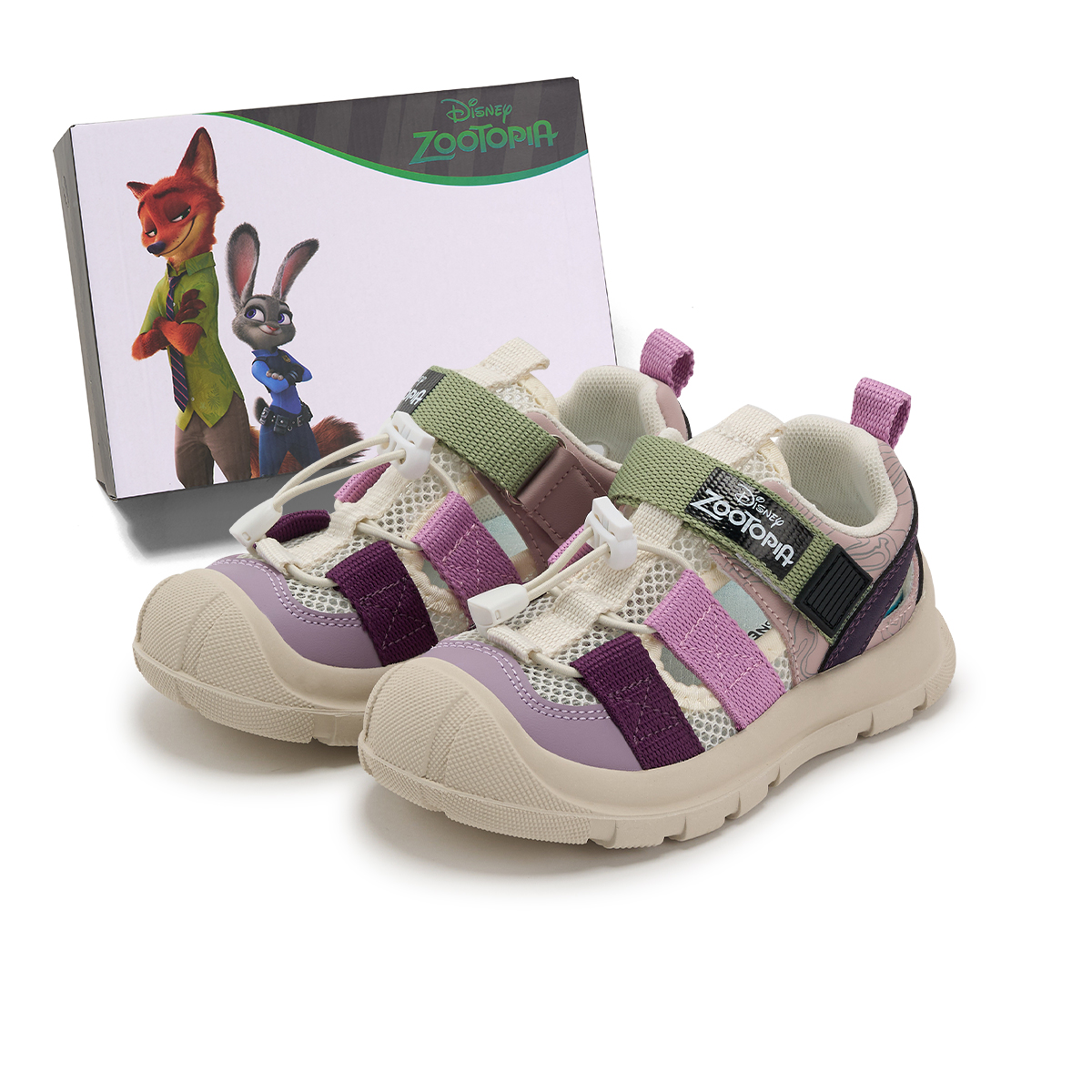Детские сандалии Zootopia с противоскользящим покрытием, устойчивые к истиранию, дышащие, с низким верхом Disney, розовый/фиолетовый
Детские сандалии Zootopia с противоскользящим покрытием, устойчивые к истиранию, дышащие, с низким верхом Disney, розовый/фиолетовый