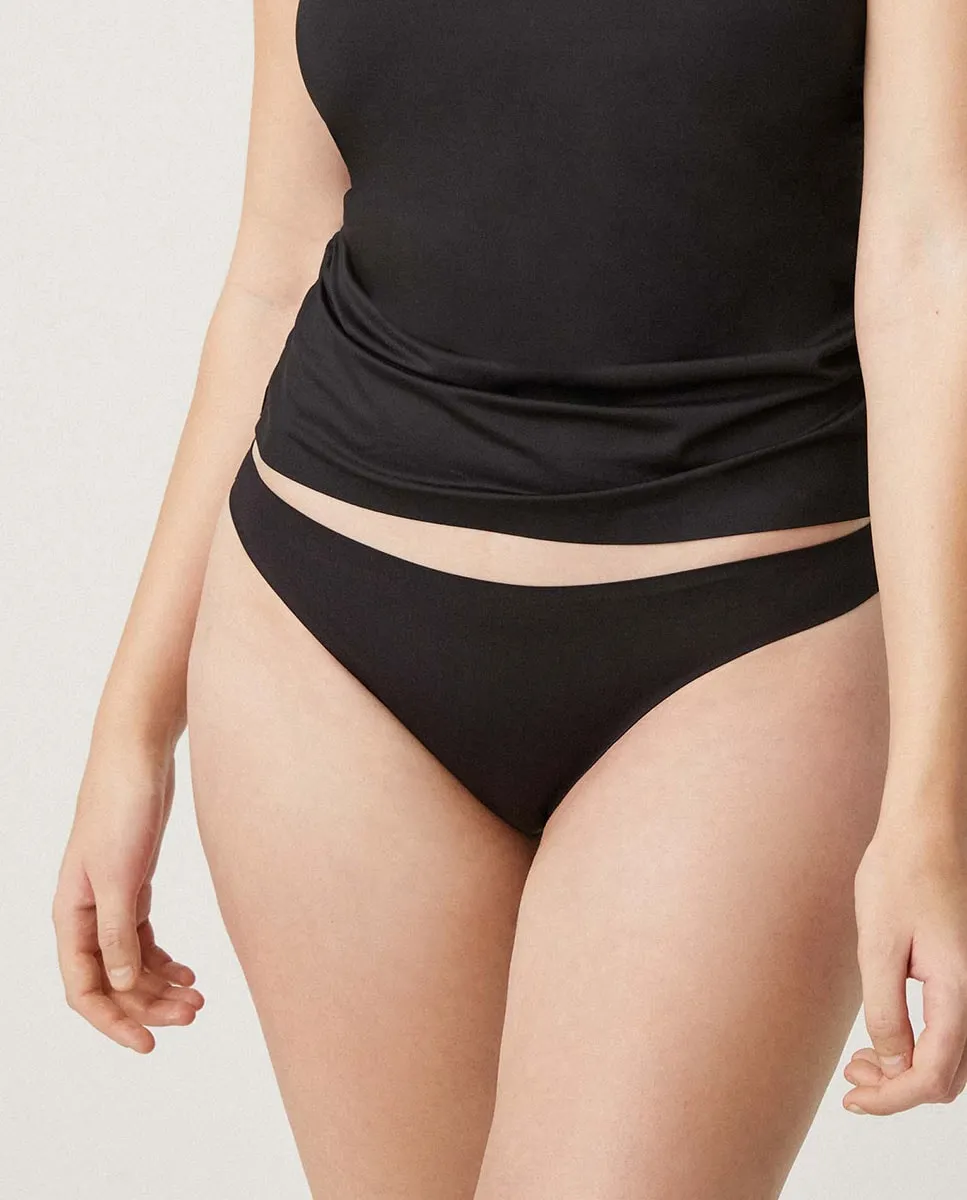 Мини-браслет из микрофибры невидимый Ysabel Mora, черный 
Мини-браслет из микрофибры невидимый Ysabel Mora, черный