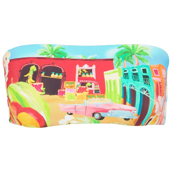 Женский бикини-топ-бандо из южно-тихоокеанского региона Seafolly, бирюзовый
Женский бикини-топ-бандо из южно-тихоокеанского региона Seafolly, бирюзовый