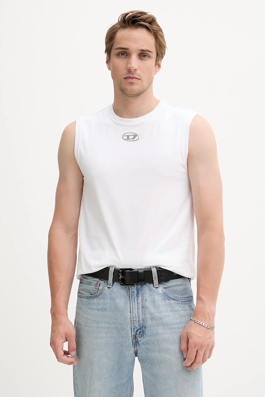 Хлопковая футболка T-BISCO Diesel, белый
Хлопковая футболка T-BISCO Diesel, белый