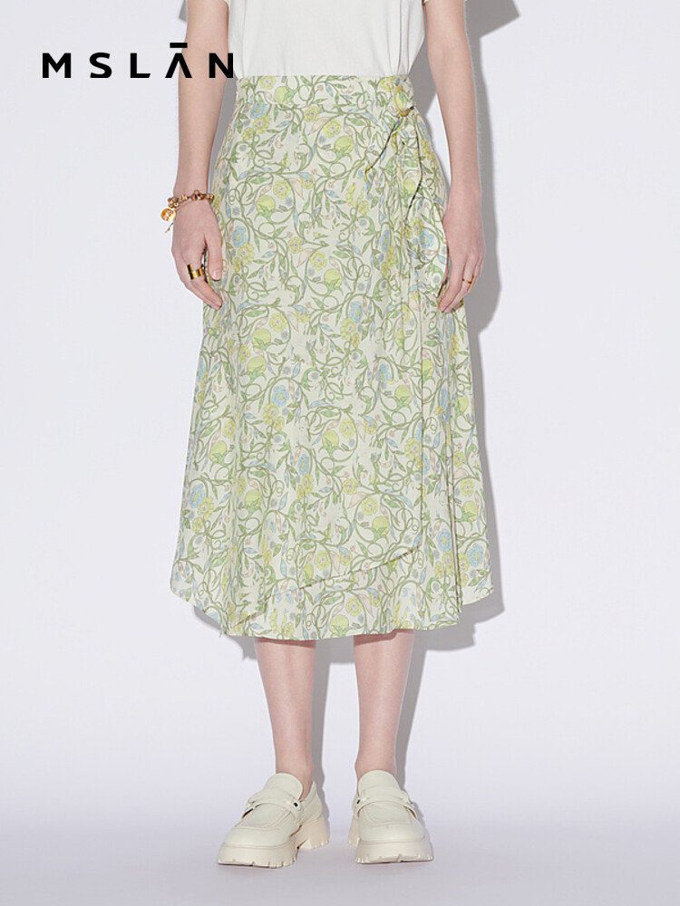 Юбка Mslan средней длины с принтом, миндальный
Юбка Mslan средней длины с принтом, миндальный