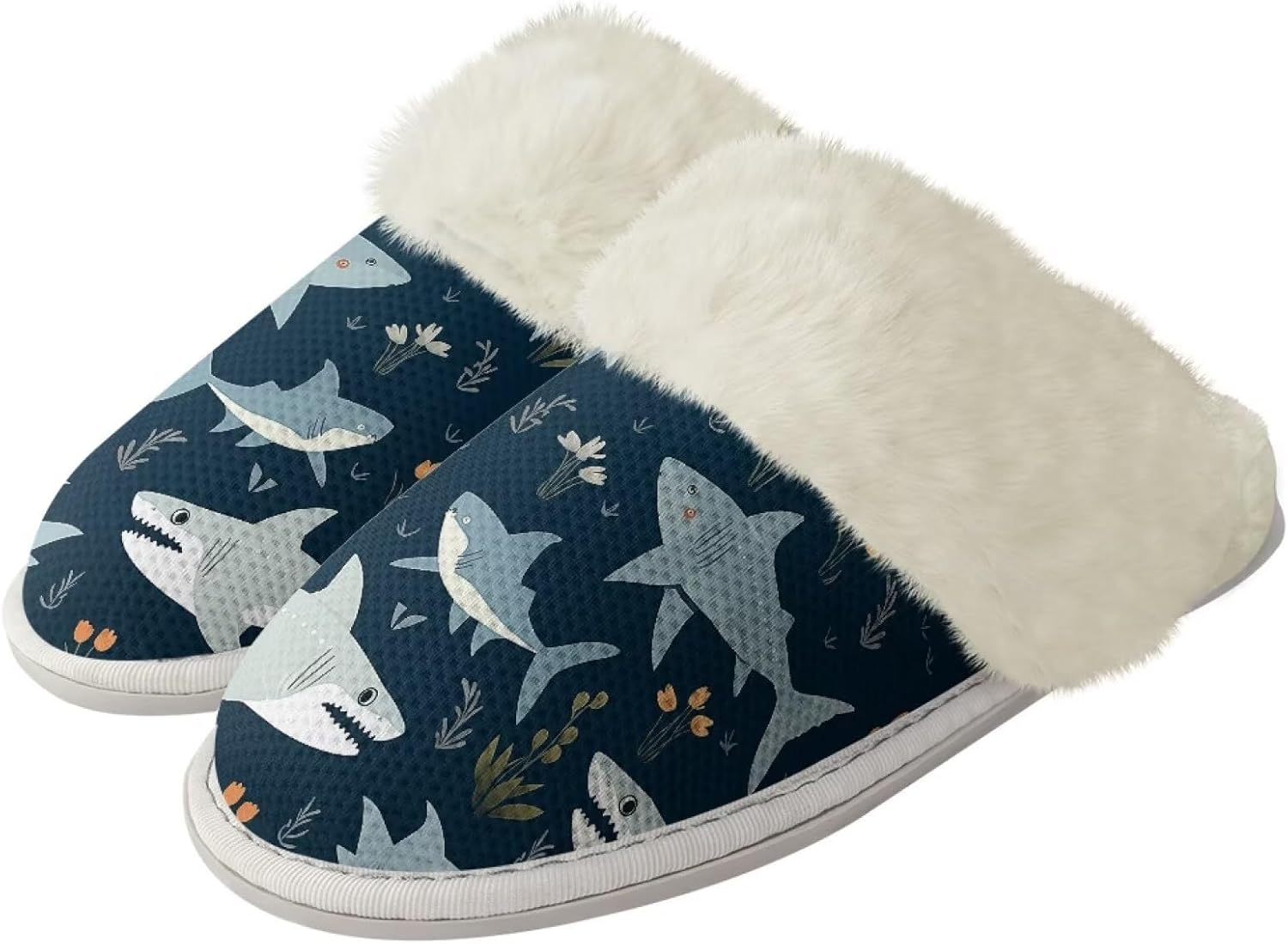 Женские пушистые тапочки уютные теплые тапочки на зиму, домашние слипоны с мягкой подошвой, унисекс, удобные плюшевые с закрытым носком для дома, спа и ванной Watdotory, Cartoon Shark
Женские пушистые тапочки уютные теплые тапочки на зиму, домашние слипоны с мягкой подошвой, унисекс, удобные плюшевые с закрытым носком для дома, спа и ванной Watdotory, Cartoon Shark