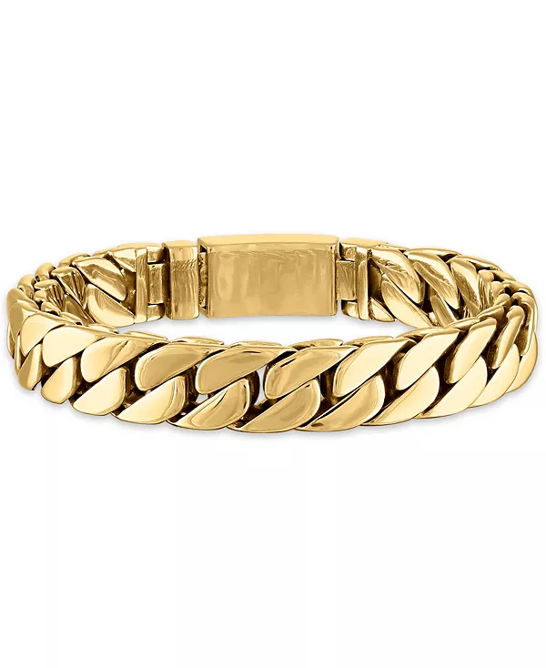 Браслет-Цепочка панцирного плетения из нержавеющей стали с ионным покрытием золотистого оттенка, созданный для Macy's (также из нержавеющей стали) Esquire Men'S Jewelry, gold-tone
Браслет-Цепочка панцирного плетения из нержавеющей стали с ионным покрытием золотистого оттенка, созданный для Macy's (также из нержавеющей стали) Esquire Men'S Jewelry, gold-tone