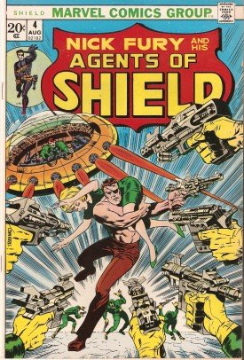 Nick Fury and his Agents of Shield, No. 4, Aug. 1973 (Marvel Comics)
Nick Fury and his Agents of Shield, No. 4, Aug. 1973 (Marvel Comics)