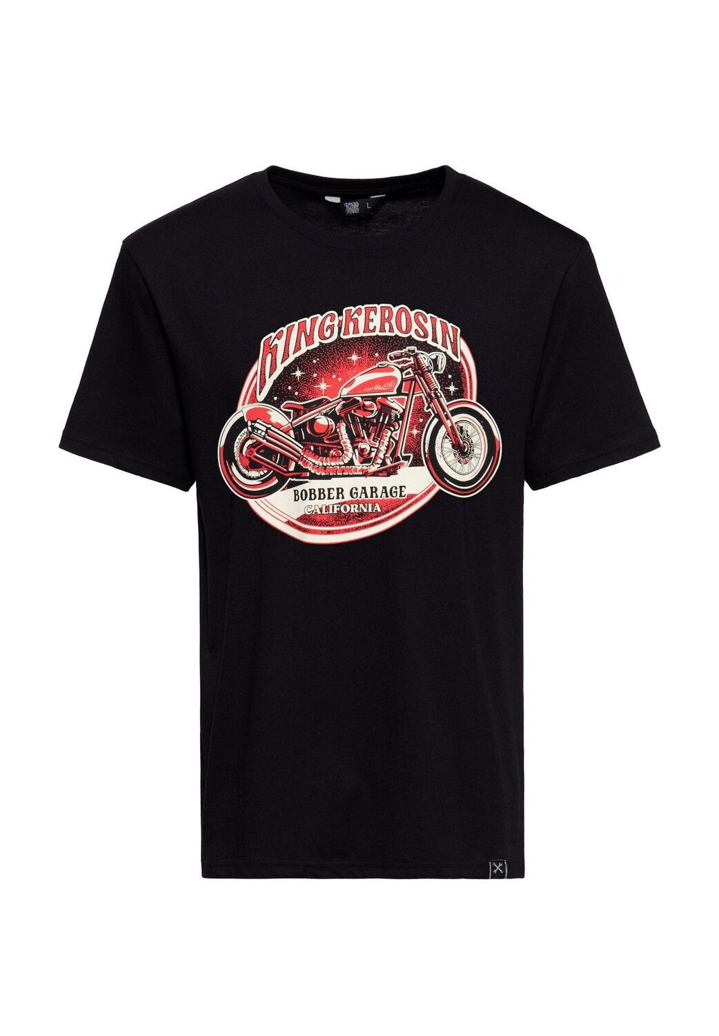 Рубашка с принтом и изображением мотоцикла Bobber Garage KING KEROSIN, черный
Рубашка с принтом и изображением мотоцикла Bobber Garage KING KEROSIN, черный