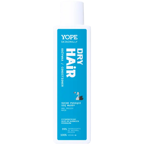 Увлажняющий кондиционер для волос, 250 мл Yope Skinimally dry hair
Увлажняющий кондиционер для волос, 250 мл Yope Skinimally dry hair