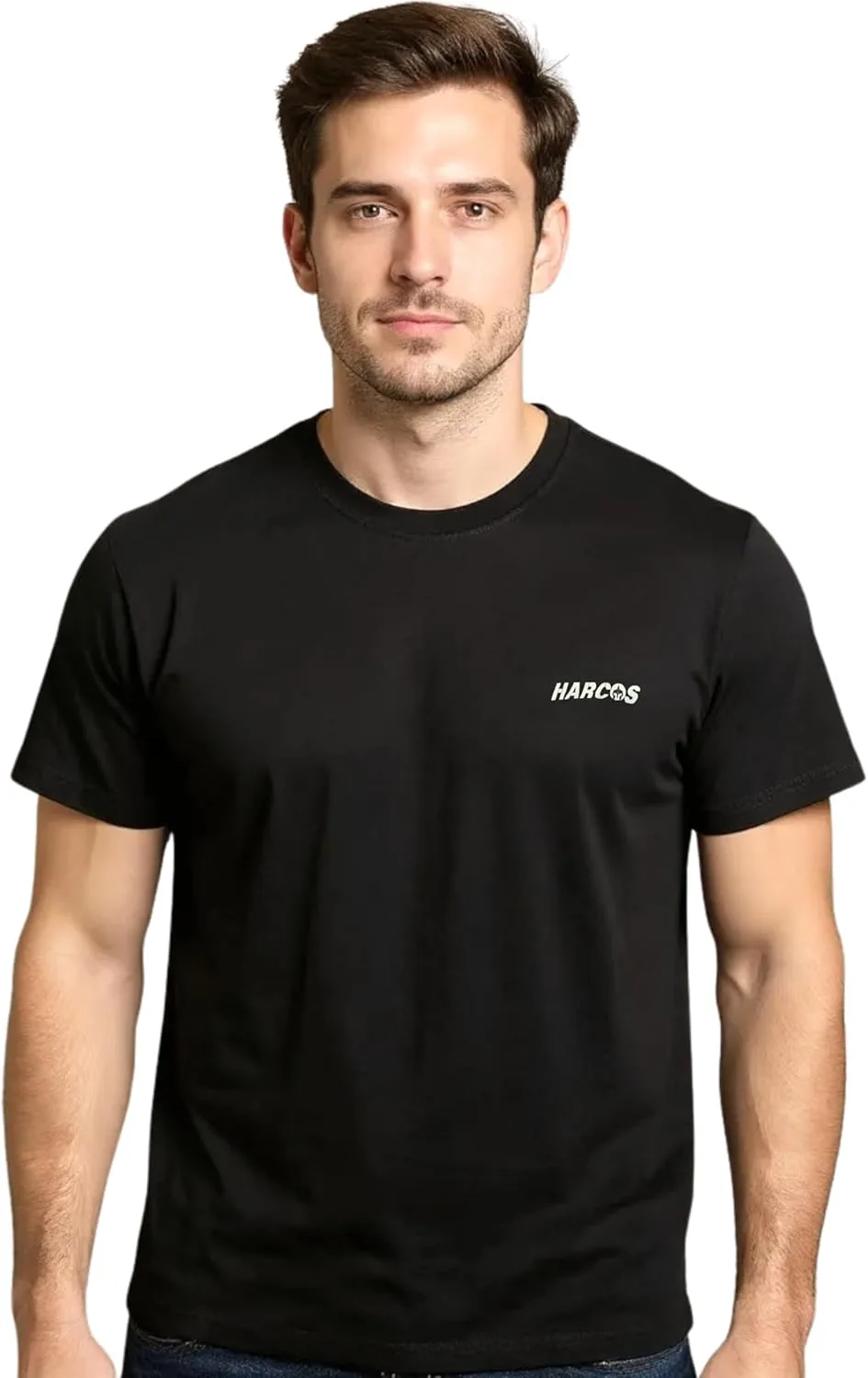 Мужская футболка из хлопка Classic Crew Neck Tee Casual Harcos
Мужская футболка из хлопка Classic Crew Neck Tee Casual Harcos