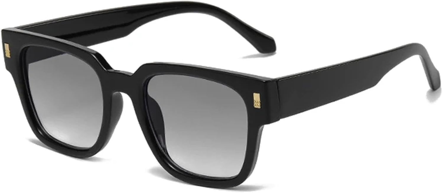 Солнцезащитные очки с защитой от УФ-излучения UV400 для женщин и мужчин | Прозрачные градиентные очки в стиле панк с заклепками | для занятий спортом на открытом воздухе DSVIGF, Black Gray Gradient
Солнцезащитные очки с защитой от УФ-излучения UV400 для женщин и мужчин | Прозрачные градиентные очки в стиле панк с заклепками | для занятий спортом на открытом воздухе DSVIGF, Black Gray Gradient