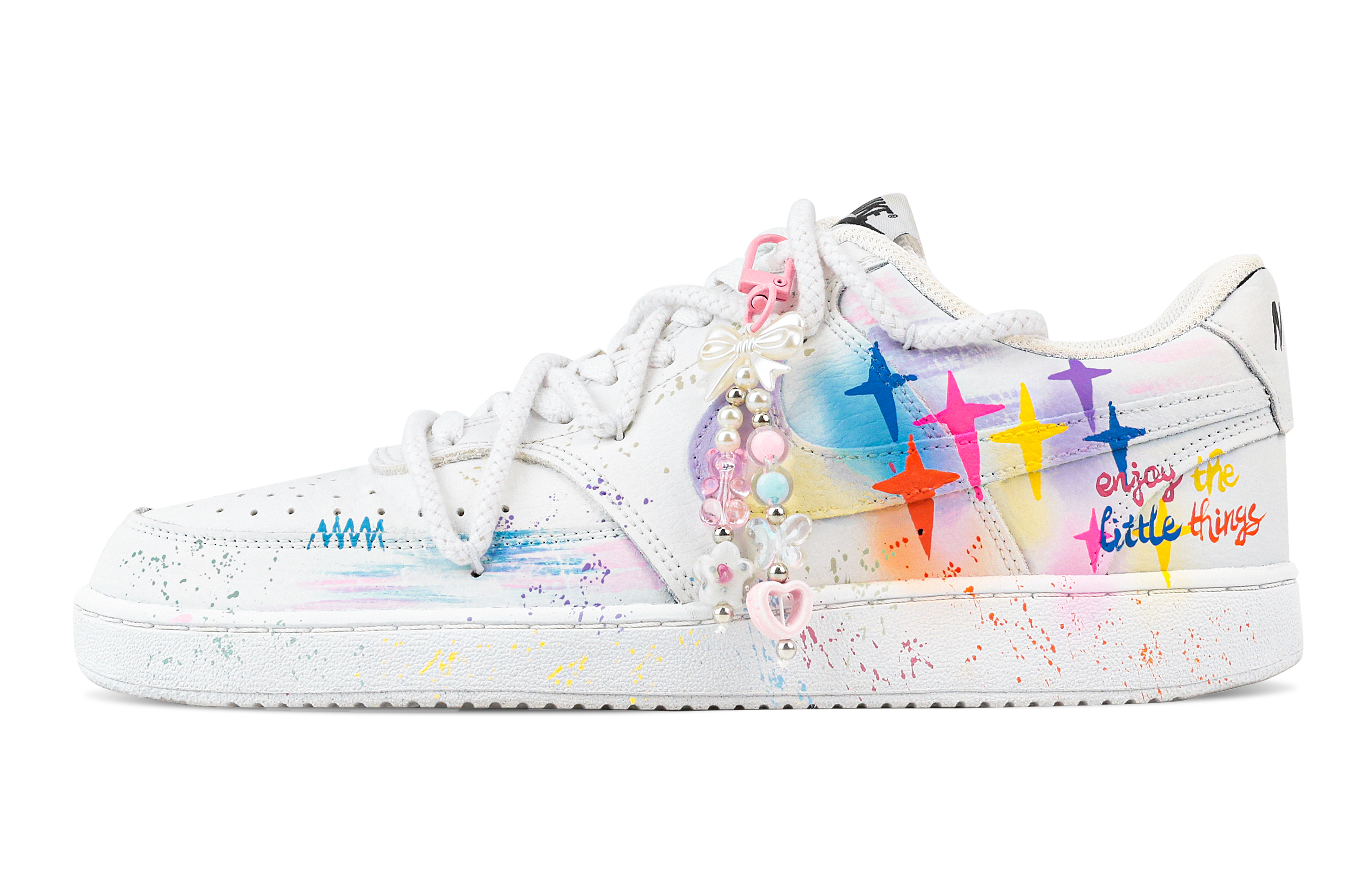 Nike Кроссовки Court Vision 1 MiYue Spoon, износостойкие, низкие, для скейтбординга, мужские, белого, синего, оранжевого, желтого, розового, фиолетового цветов 
Nike Кроссовки Court Vision 1 MiYue Spoon, износостойкие, низкие, для скейтбординга, мужские, белого, синего, оранжевого, желтого, розового, фиолетового цветов