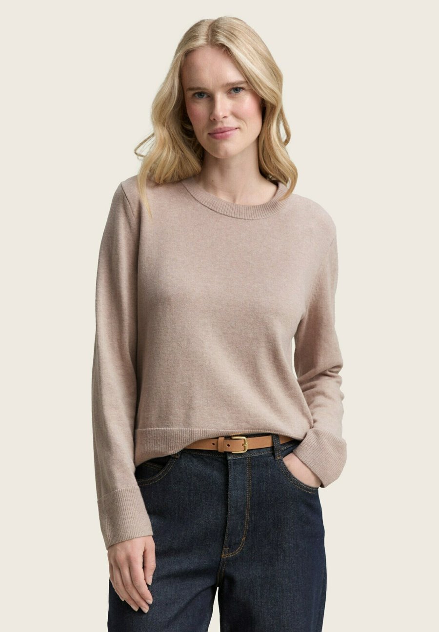 Джемпер TOM TAILOR MIT RUNDHALSAUSSCHNITT, Soft Taupe Melange/Beige
Джемпер TOM TAILOR MIT RUNDHALSAUSSCHNITT, Soft Taupe Melange/Beige