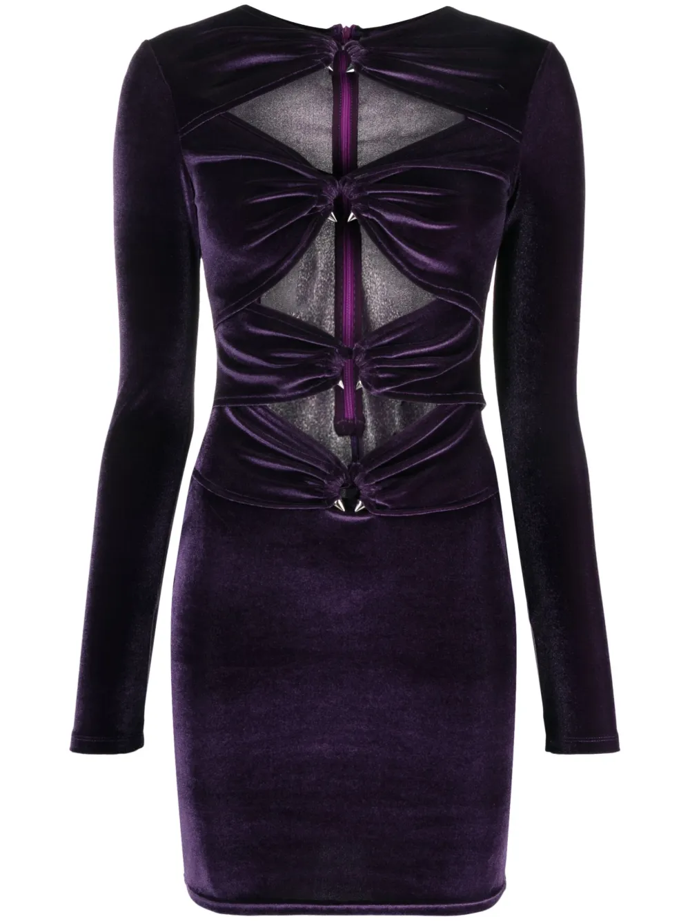 Платье мини с вырезом Philipp Plein, фиолетовый
Платье мини с вырезом Philipp Plein, фиолетовый