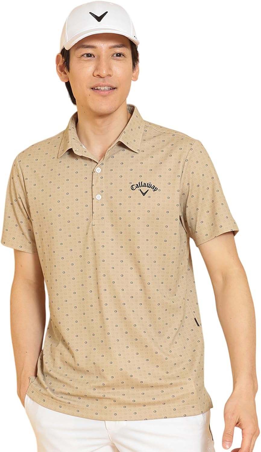 Мужская рубашка-поло Callaway с коротким рукавом (впитывает пот, защищает от УФ-излучения) / для гольфа / C25134110 Мужская, бежевый
Мужская рубашка-поло Callaway с коротким рукавом (впитывает пот, защищает от УФ-излучения) / для гольфа / C25134110 Мужская, бежевый