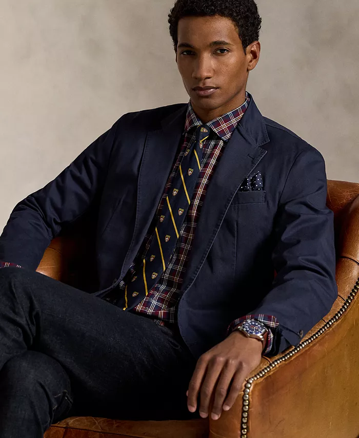 Мужская клетчатая поплиновая рубашка классического кроя Polo Ralph Lauren, мультиколор
Мужская клетчатая поплиновая рубашка классического кроя Polo Ralph Lauren, мультиколор