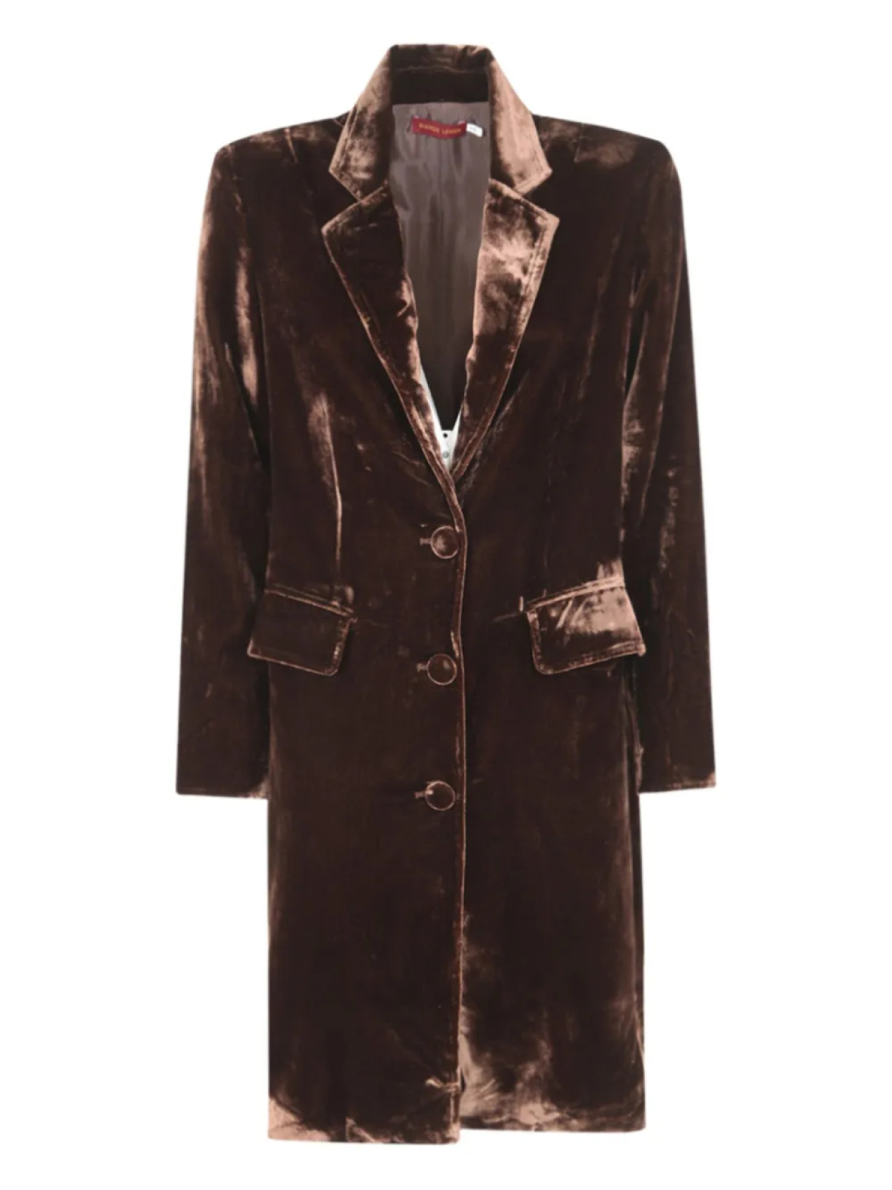 Пальто бархатное на пуговицах Bianco Levrin, коричневый
Пальто бархатное на пуговицах Bianco Levrin, коричневый