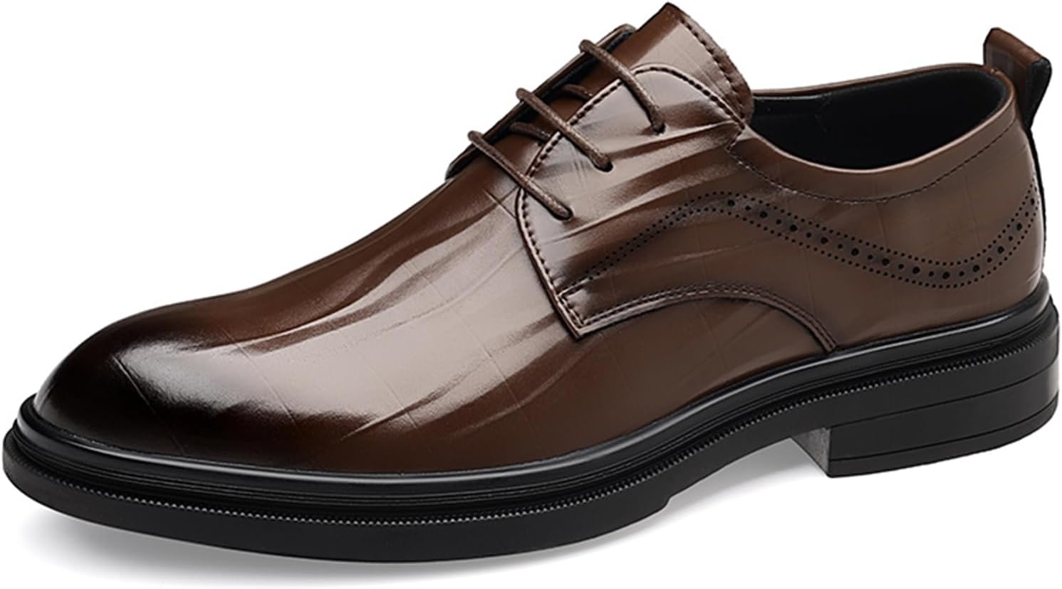 Мужские оксфорды из кожи, деловые повседневные с заостренным носком и шнуровкой, дерби, подходящие для свадеб, вечерних мероприятий, вождения, посещения церкви Qaoterod, коричневый
Мужские оксфорды из кожи, деловые повседневные с заостренным носком и шнуровкой, дерби, подходящие для свадеб, вечерних мероприятий, вождения, посещения церкви Qaoterod, коричневый