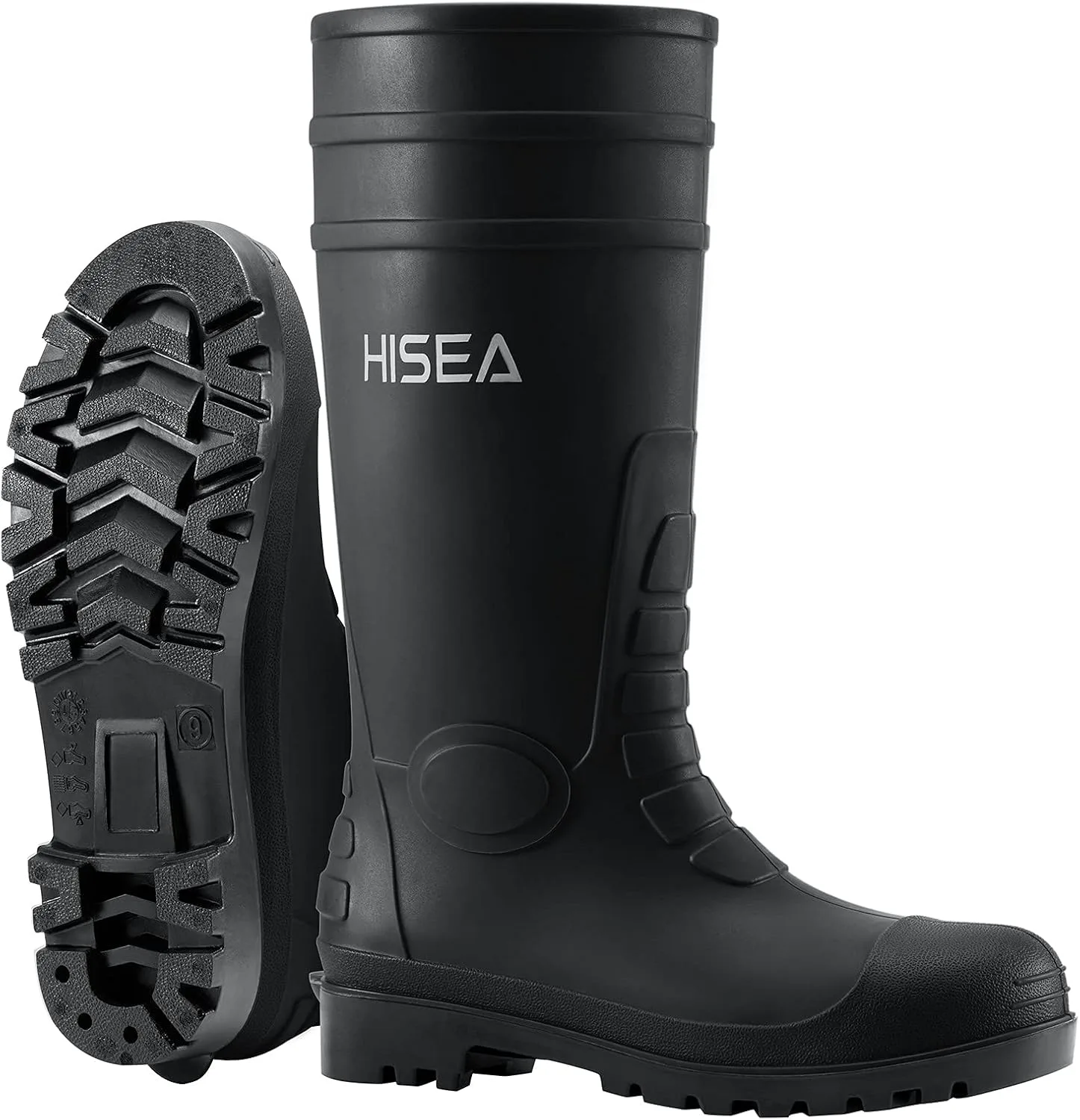 Мужские резиновые сапоги HISEA, водонепроницаемые, с металлической пластиной, черные
Мужские резиновые сапоги HISEA, водонепроницаемые, с металлической пластиной, черные