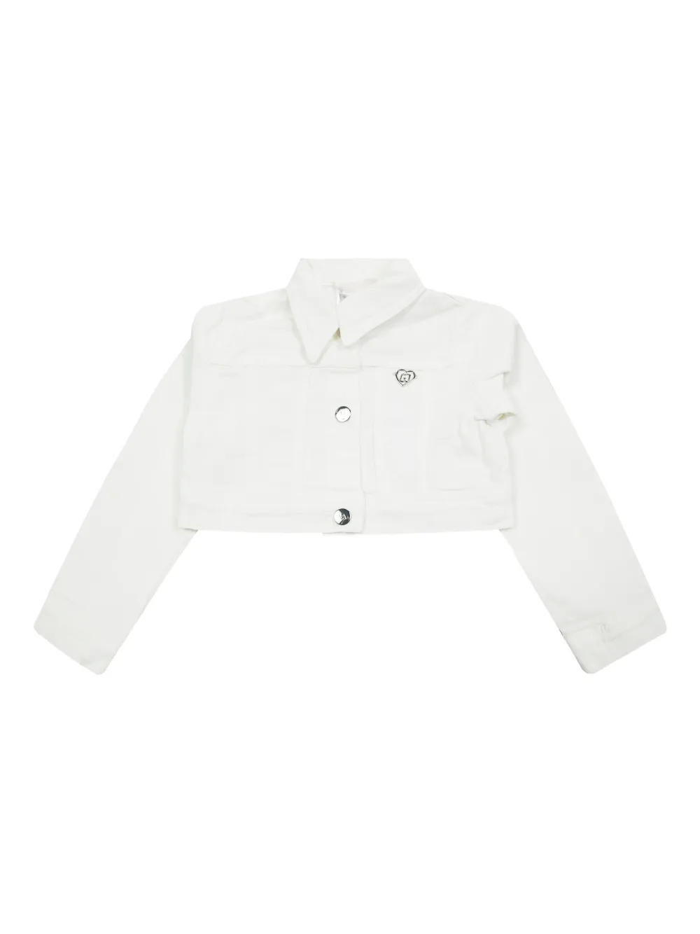 Укороченная рубашка с аппликацией Liu Jo Kids, белый
Укороченная рубашка с аппликацией Liu Jo Kids, белый