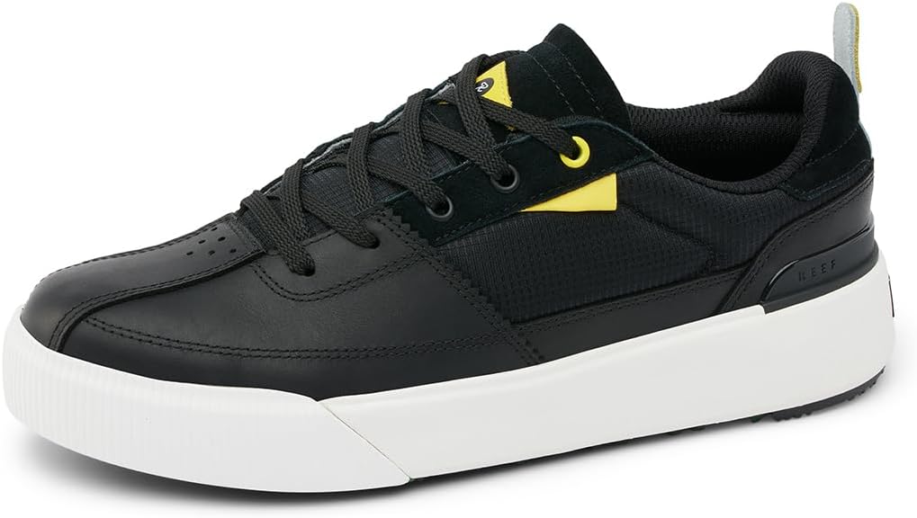 Мужские гольф-кроссовки REEF Onshore Pines с мягкой стелькой, подошвой без шипов и открывалкой для бутылок, белый/черный
Мужские гольф-кроссовки REEF Onshore Pines с мягкой стелькой, подошвой без шипов и открывалкой для бутылок, белый/черный