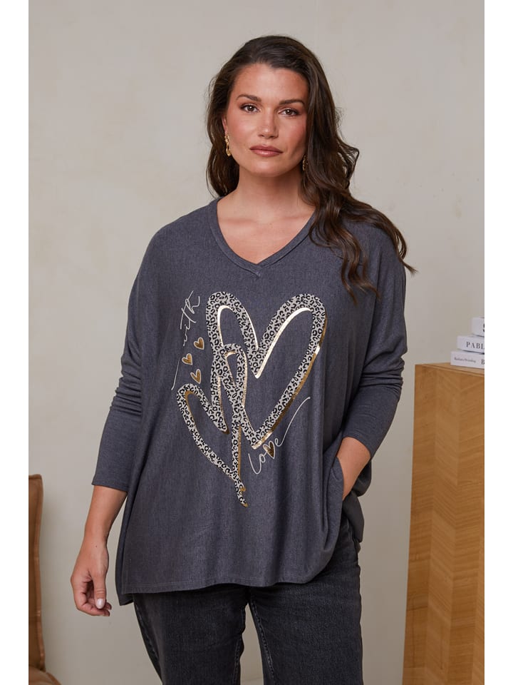 Пуловер Curvy Lady, антрацит
Пуловер Curvy Lady, антрацит