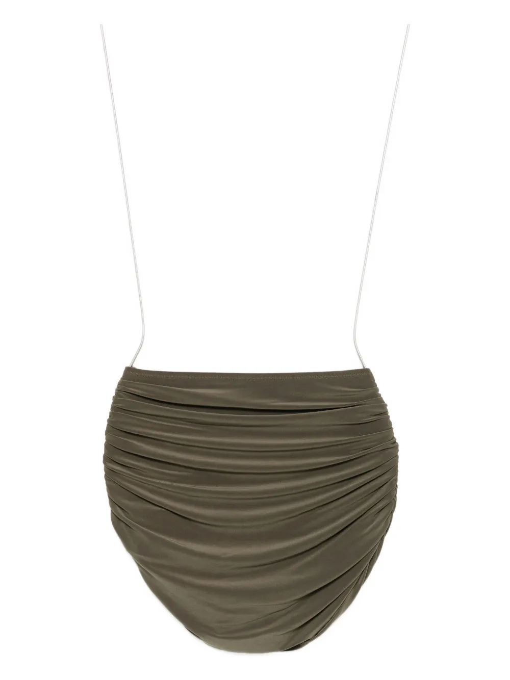 Плавки-бикини Bill с высокой талией и сборками Norma Kamali, зеленый
Плавки-бикини Bill с высокой талией и сборками Norma Kamali, зеленый