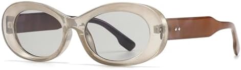 Популярные модные овальные солнцезащитные очки для женщин, винтажные, конфетного цвета, прозрачные, градиентные, мужские панк-солнцезащитные очки MTZJH, Grey Light Gray
Популярные модные овальные солнцезащитные очки для женщин, винтажные, конфетного цвета, прозрачные, градиентные, мужские панк-солнцезащитные очки MTZJH, Grey Light Gray