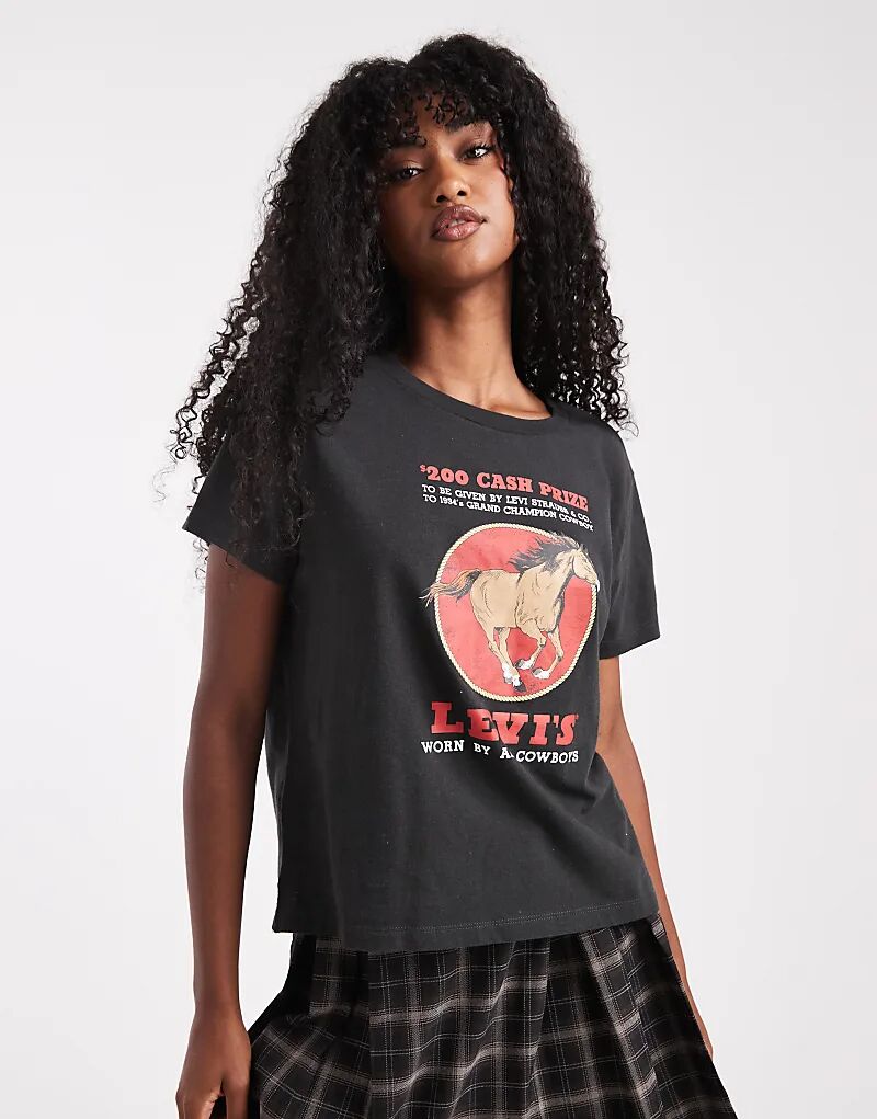 Футболка свободного кроя Levi's с графическим логотипом в стиле вестерн, черная
Футболка свободного кроя Levi's с графическим логотипом в стиле вестерн, черная